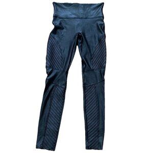 Spanx by Sara Blakely Faux Leather Women’s Leggings Size M Black